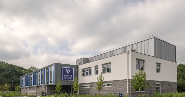Exterior view of the Weston College Health and Active Living Centre